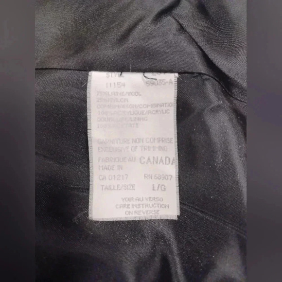 💥 HOST PICK💥 Le Château EUC Vintage Wool Blend Cranberry Wine  Coat Size Large - Picture 12 of 12